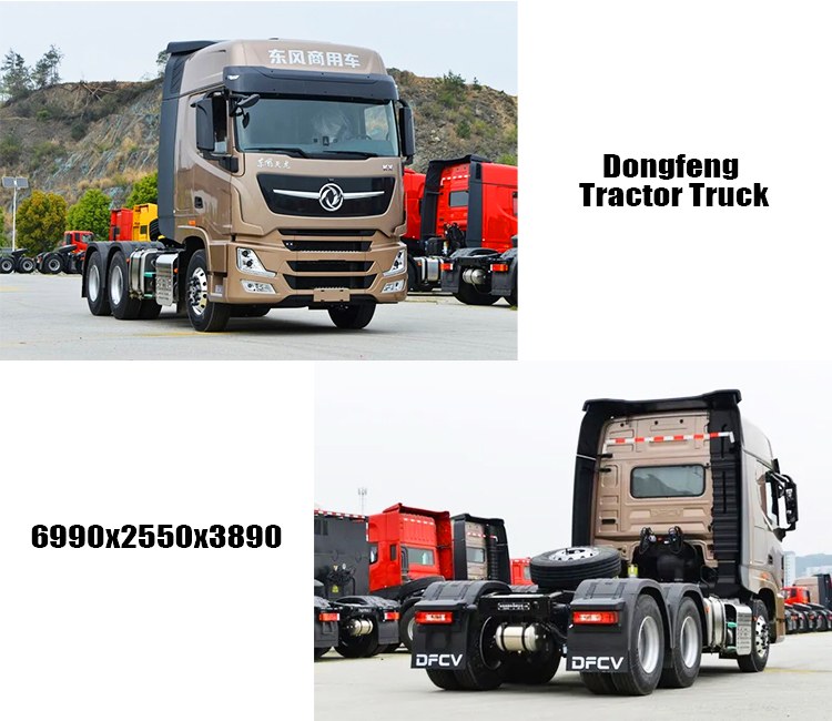 6x4 Used Dongfeng Tractor Truck for Sale