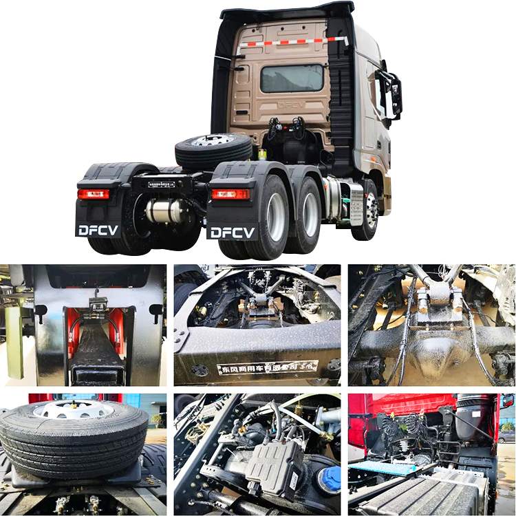6x4 Used Dongfeng Tractor Truck for Sale
