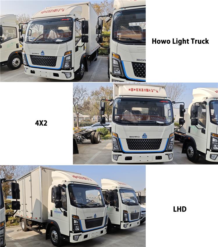 Used Howo Light Truck 4x2 - Used Light Duty Box Trucks for Sale Near Me
