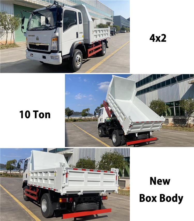 10 Ton Used Sinotruk Howo Light Duty Dump Truck for Sale In Ghana