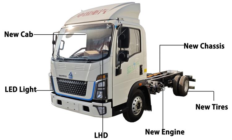Used Howo Light Duty Trucks Chassis for Sale Near Me In Nigeria