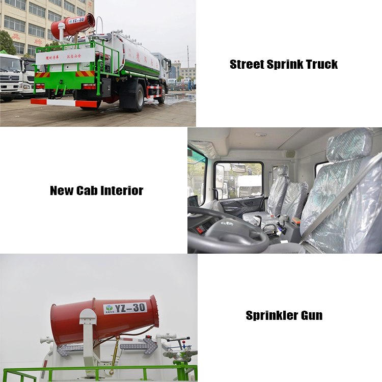 4x2 Used 2023 Dongfeng Water Tank Truck for Sale