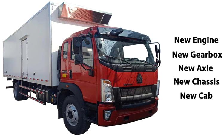 Used Howo Light 4X2 Refrigerated Truck for Sale In Nigeria