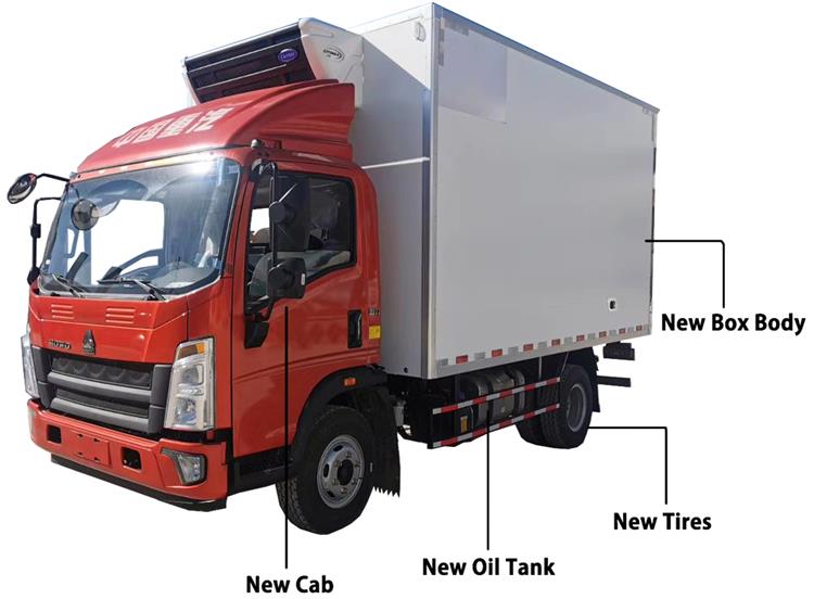 Used Howo Light 4X2 Refrigerated Truck for Sale In Nigeria