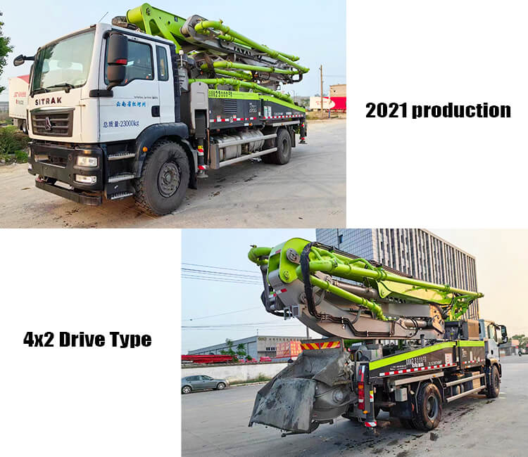 Used 38m Sitrak Zoomlion Concrete Pump Truck for Sale