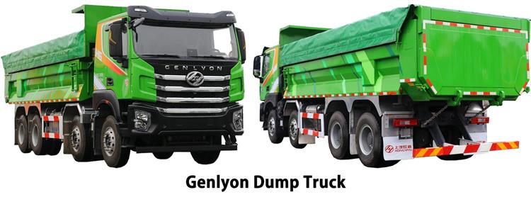 Used Hongyan Genlyon Dump Truck 8x4 12 Wheeler for Sale In Nigeria
