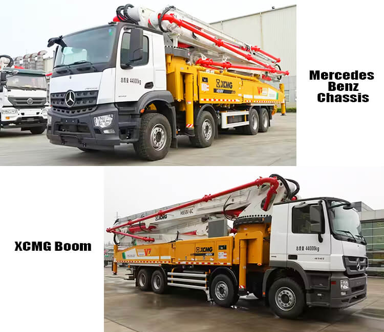 58m Mercedes Benz XCMG Used Concrete Boom Pump for Sale