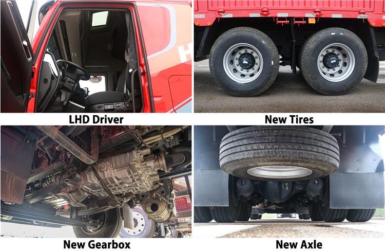 Used Saic Hongyan Genlyon Cargo Truck 8x4 Price In Ghana
