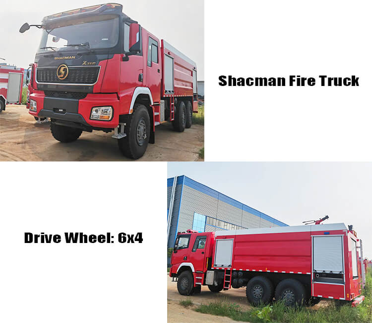 Shacman X3000 6x4 Fire Fighter Truck for Sale