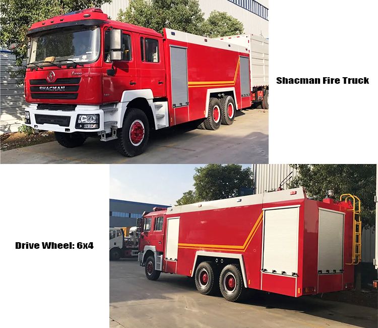Shacman F3000 6x4 20 ton Firefighter Fire Truck Price