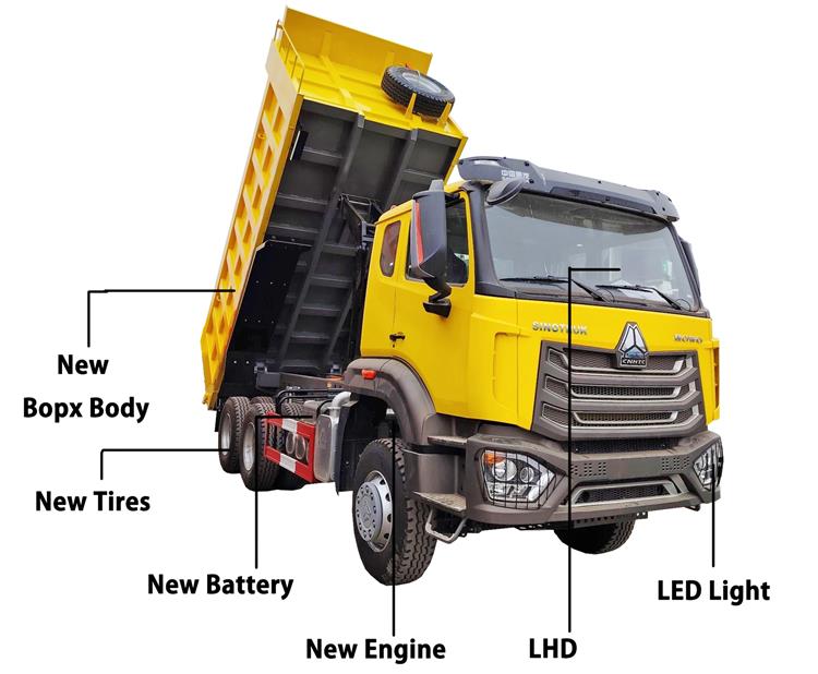 Used Howo NX 380HP Tipper Truck Euro 4 for Sale In Philippines