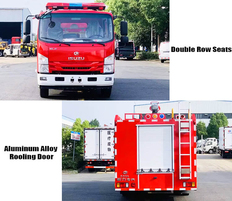 New and Old 4x2 Isuzu Fire Truck for Sale Price