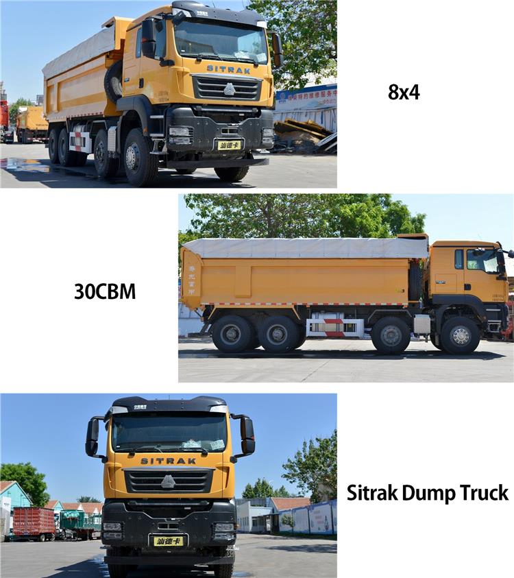 Used Sinotruk Sitrak G7W 400 Dump Truck Price for Sale In Mali