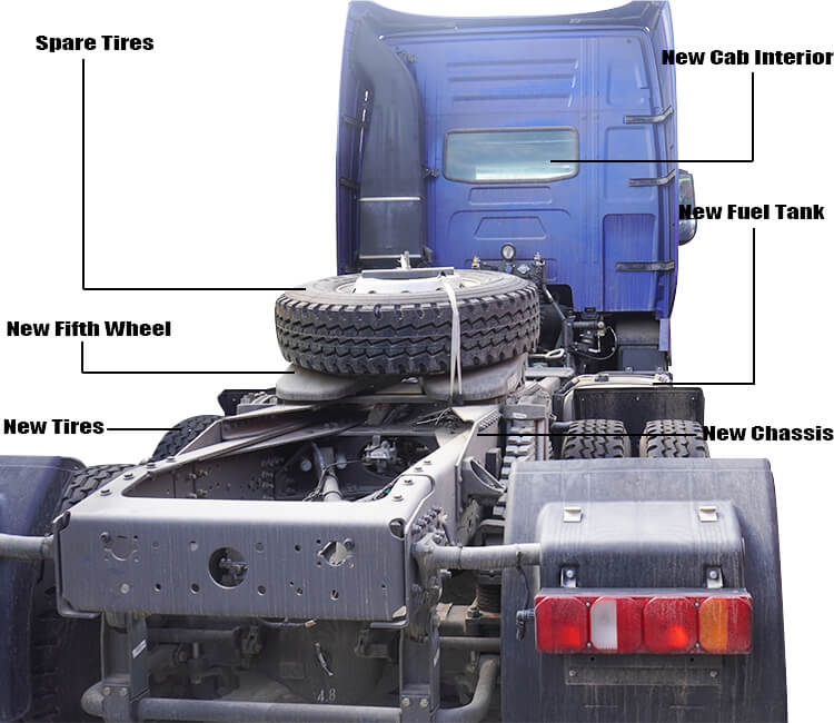 Used Howo A7 420 Tractor Head for Sale in Zambia