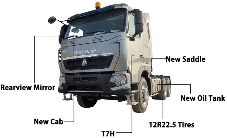 Used Howo T7H 400 Truck Head Euro 5 for Sale In Saudi Arabia