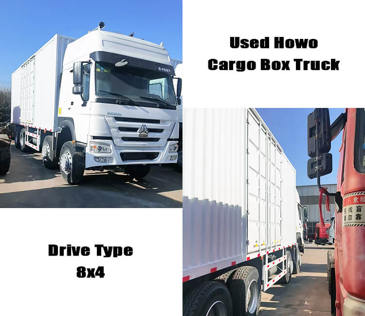 Sinotruk Howo Used Cargo Box Truck for Sale in Nigeria