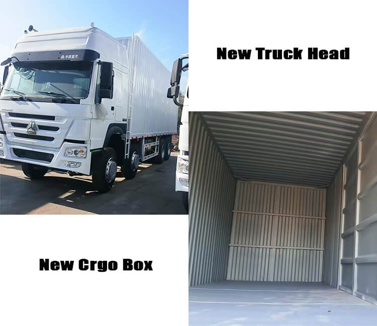Sinotruk Howo Used Cargo Box Truck for Sale in Nigeria