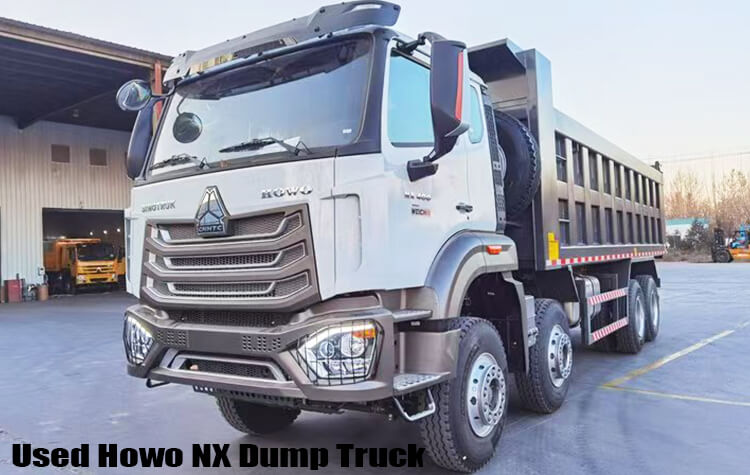 8x4 12 Tires Used Howo Dump Truck for Sale in Lusaka Zambia