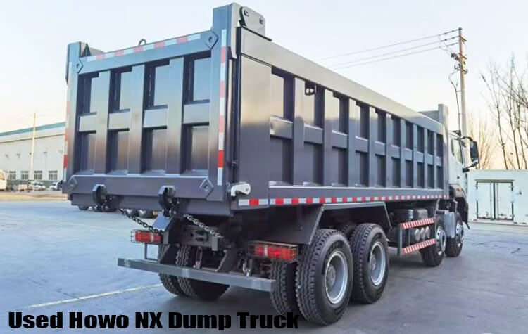 8x4 12 Tires Used Howo Dump Truck for Sale in Lusaka Zambia
