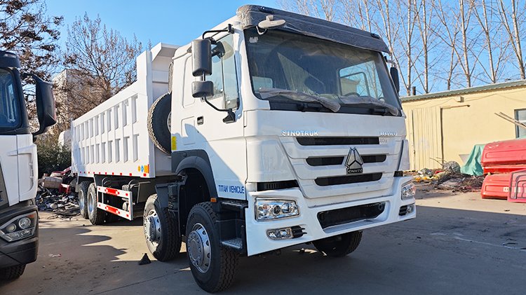 LHD Euro II Used Sinotruk Howo 12 Wheeler Dump Truck for Sale in Sierra Leone