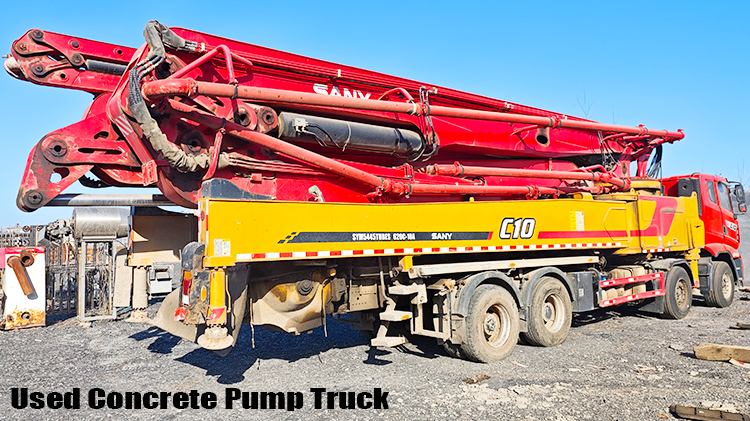 Used Sany 62m Truck Mounted Concrete Pump for Sale