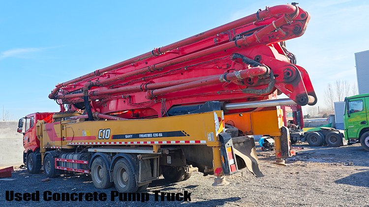 Used Sany 62m Truck Mounted Concrete Pump for Sale