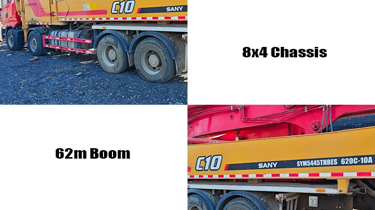 Used Sany 62m Truck Mounted Concrete Pump for Sale