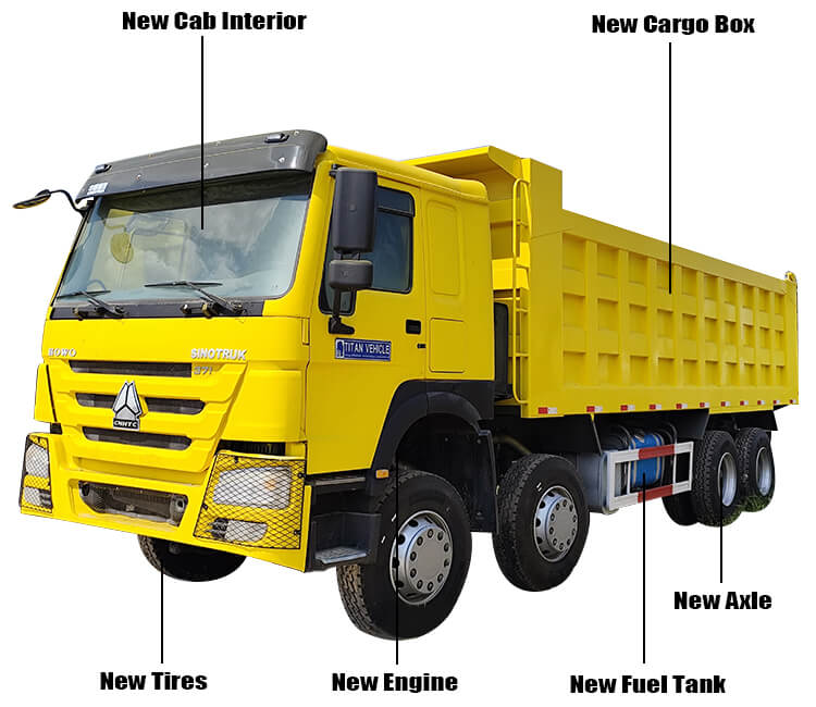 Second Hand Howo 12 Wheeler Dump Truck Price in Nigeria