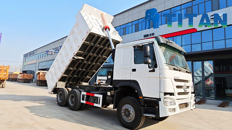 in stock howo euro 2 dump truck