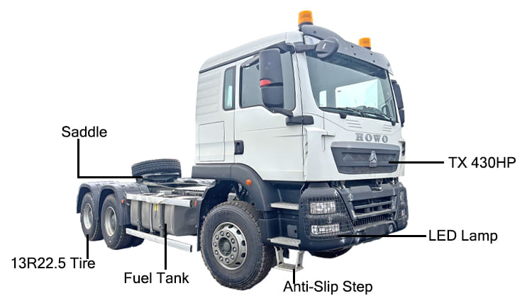 Used Sinotruk Howo TX 6x4 Tractor Trucks Price for Sale in Nigeria
