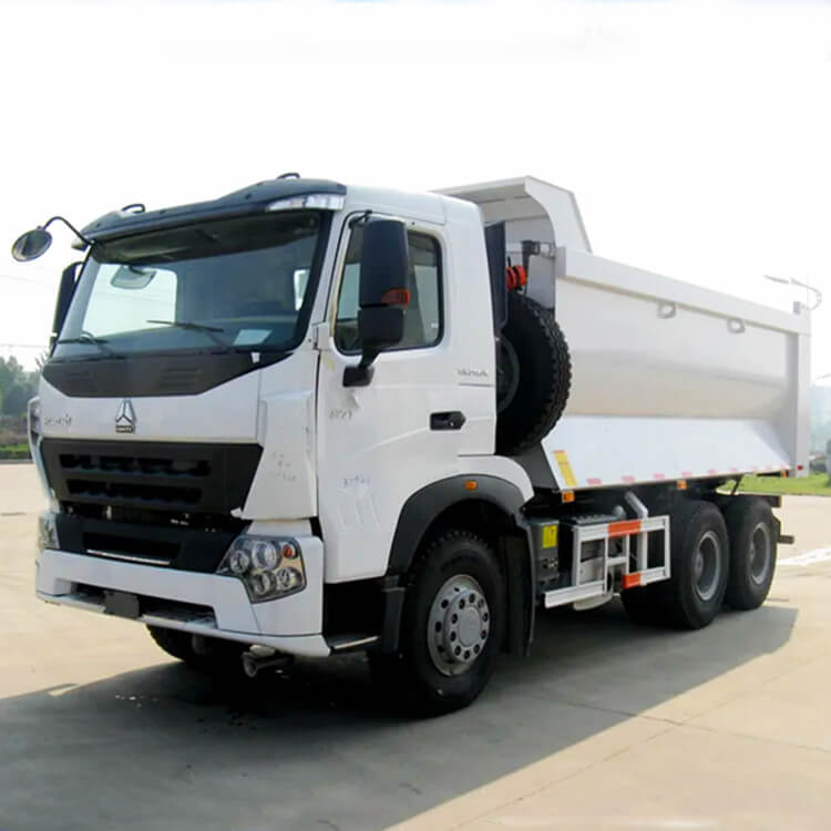 Euro II 10 Tires Used Howo A7 Dump Truck