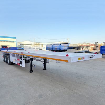 3 Axle 40 Foot Flatbed Semi Trailer