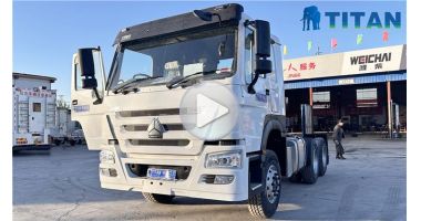 Used Howo 380 Truck Head RHD Video